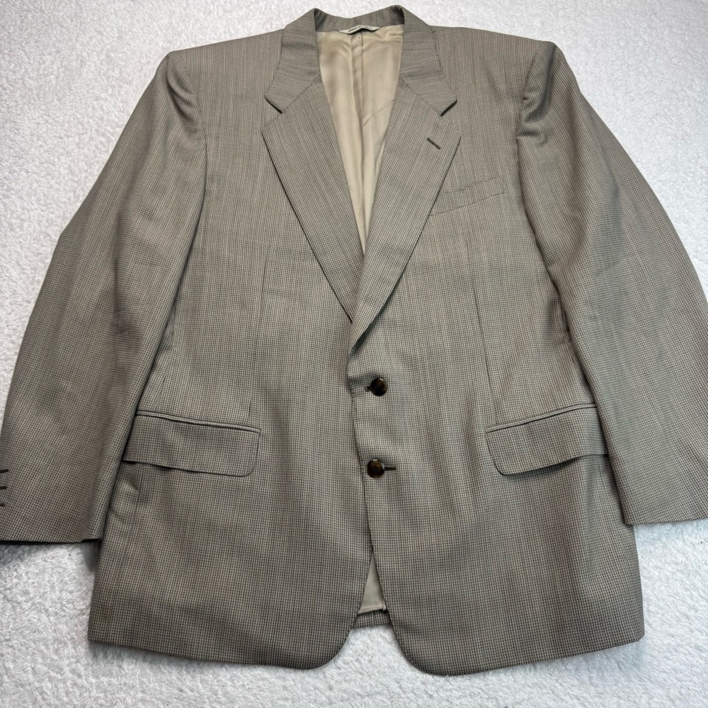 Vintage Canali Mens Blazer Sport Coat Casual Jacket‎ Size 46R Wool